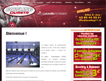 Tablet Screenshot of bowling71.fr